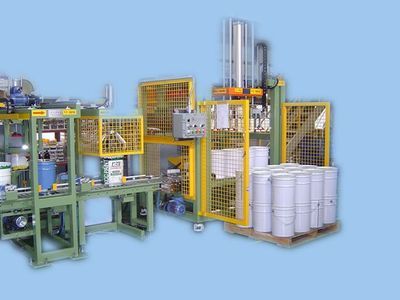 全自動(dòng)液體化工灌裝生產(chǎn)線(xiàn) 涂料灌裝_包裝機(jī)械欄目